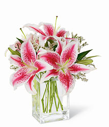 Pink Lily Bouquet Flower Power, Florist Davenport FL